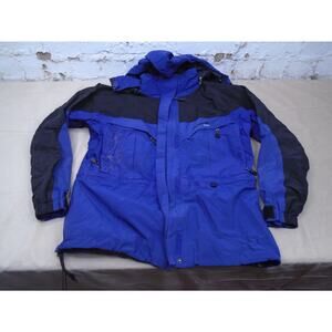 Moonstone Women's Purple Hooded Jacket Gore Tex Size Large Y2K Hiking